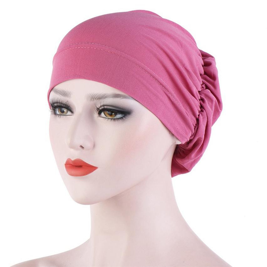 Cancer Chemo Cap Hijab Turban Hat Headwear Hijab Wrap Muslim Hair Loss