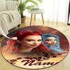 Personalized Descendants The Rise of Red Round Chair Office Rug - Perfect for Mat, Office Chair & More - Ideal Gift for Birthdays and Holidays