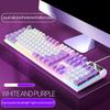 Механическая водонепроницаемая игровая клавиатура с RGB-подсветкой, полноразмерная, эргономичная, для ПК, компьютера, ноутбука, планшета