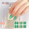 ZA Наклейка для ногтей Полный патч для ногтей Лак для ногтей Пленка Ручная наклейка для ногтей Инструмент для ногтей Долговечный водонепроницаемый