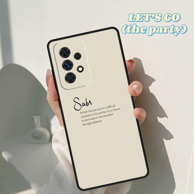 Чехол для телефона Sabr Patience Для Samsung Galaxy A42 A31 A40 A51 A71 A32 A80 A91 A52 A72 A73 A20e A21S A50 A70 A11 A12 Обложка
