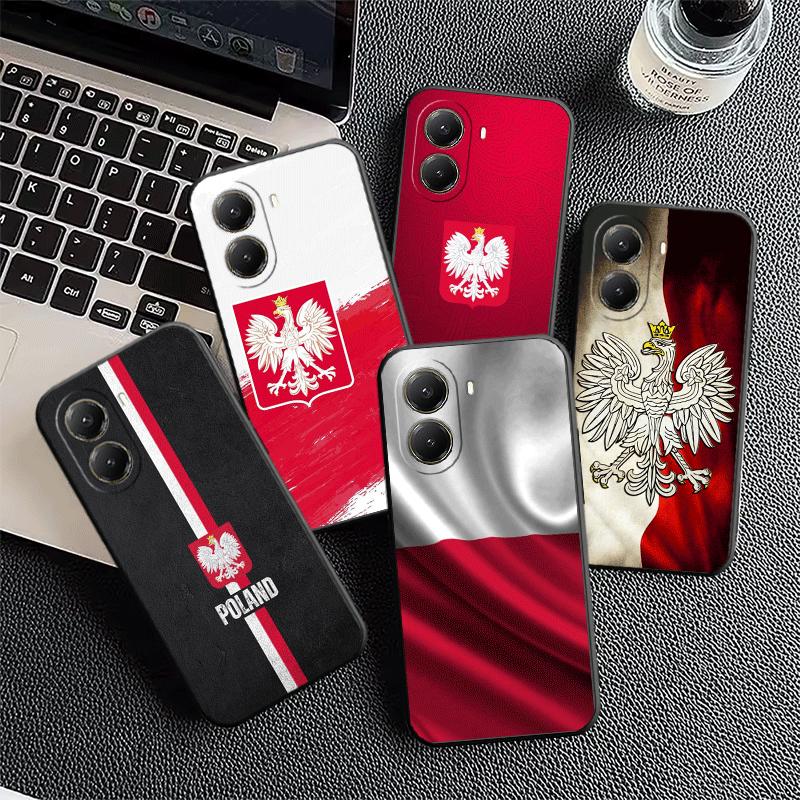Poland Flag White Red Soft Phone Case for Xiaomi Poco X5 X6 X7 X8 Pro Max X3 F7 F8 Ultra M8 M7 M6 M5 Redmi 15 15C 14C 13C 12C X4