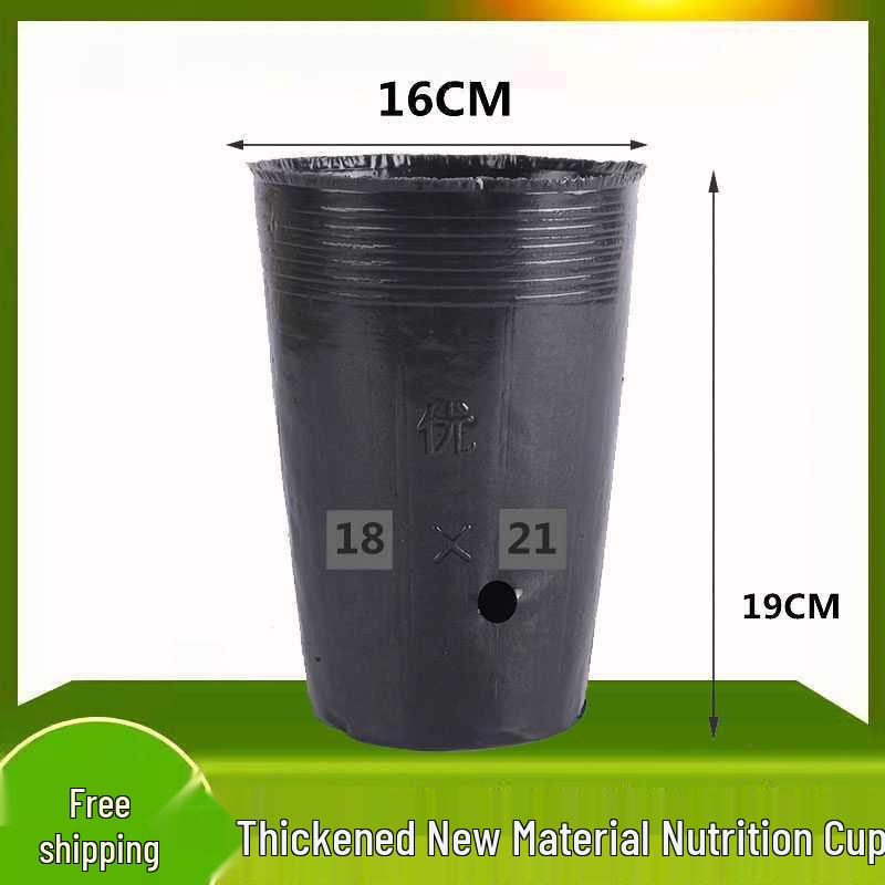Thickened Plastic Seedling Pot - Large, Disposable, Nutrient-Rich for Agriculture & Flowers
