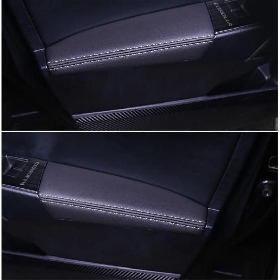 1-5pcs car door armrest leather cover armrest cover Car armrest box cover for toyota corolla 2013 2014 2015 2016 2017 2018 E170