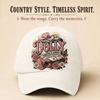 Dolly theme D digital printing baseball cap retro old cap European and American rural style men's and women's hats