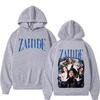 Zahide Merch Double-sided Printed Hoodie Men's Fashion Hip-hop Pullover Autumn and Winter Retro Loose Adult Style Top Y2K