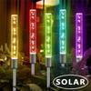 Solar Reed Lamp Bubble Stick RGB Colorful Acrylic Courtyard Park Scenic Area Lawn Garden Insertion Landscape Lamp