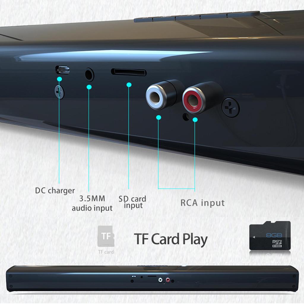 BS28B Длинная Bluetooth-колонка для ТВ, компьютера и ноутбука