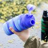 Silicone Telescopic Water Bottles Light weights Folding Water Bottles Reusable Travel Drink Cups Folding Sport Bottles