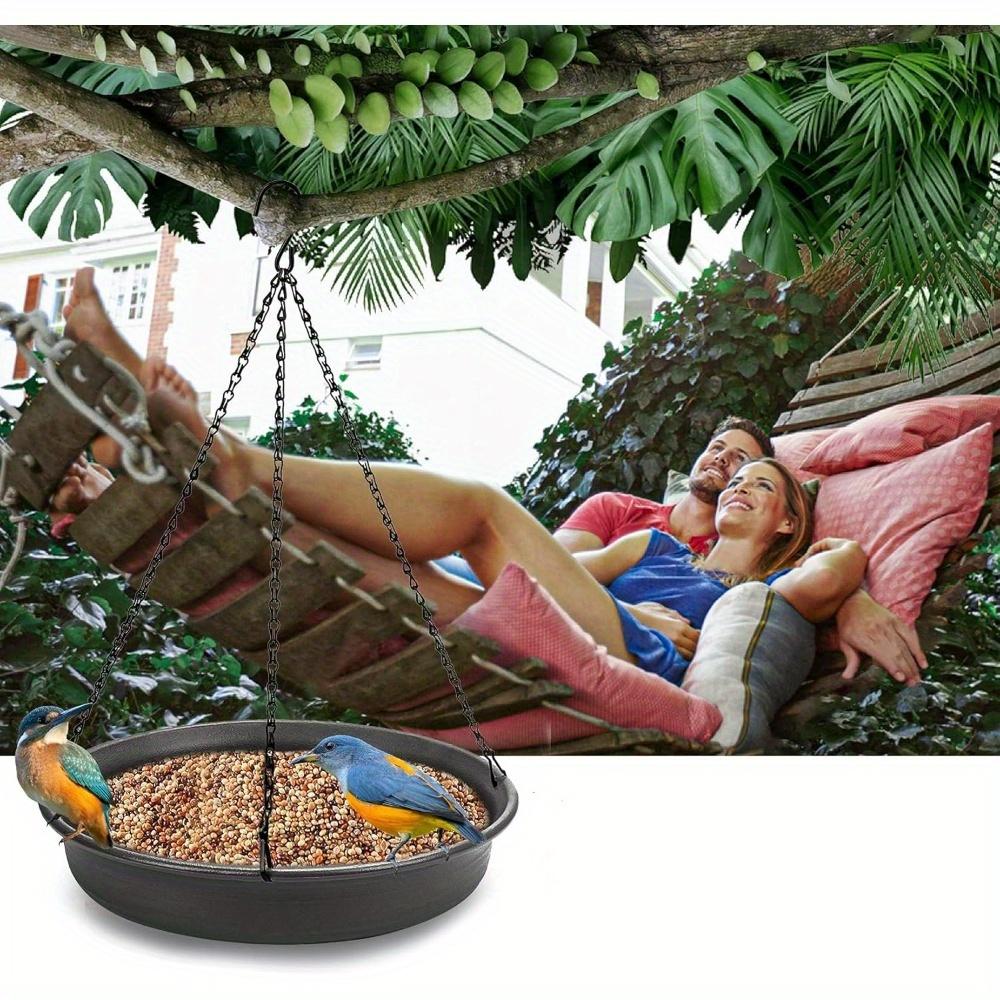 1 шт. Подвесной поднос для купания птиц/кормушка для птиц, садовый поднос для купания птиц/кормушка для диких животных, подходит для украшения сада/террасы на открытом воздухе