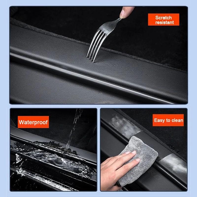 For Faw Hongqi H5 HS5 E-QM5 Car Threshold Strip Protective Stickers Door Trunk Anti Scratch Waterproof Protective Decor Film