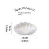 Ceramic Shell Storage Box Cute Self Draining Multi-Purpose Soap Dish Luxury Sink Soap Holder Kitchen Accessories