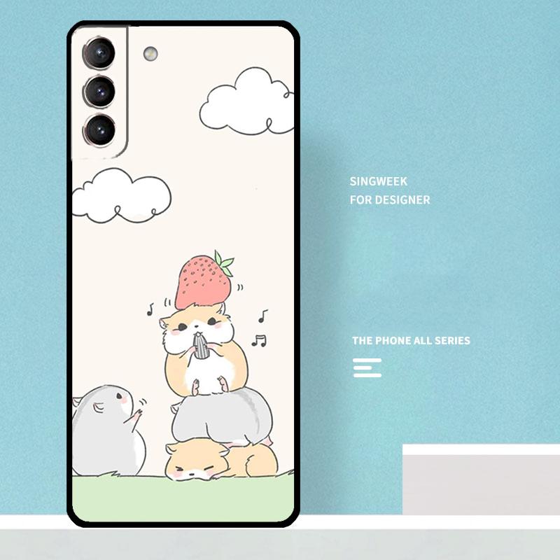 Hamsters Case For Samsung Galaxy S25 Ultra S20 S21 S22 S23 S24 Ultra S9 S10 Plus S25 FE Phone Cover