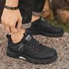 Новая мужская спортивная обувь для хайкинга 2025 Мужская нескользящая тренировочная обувь Кожаная уличная обувь больших размеров 48 Осенняя обувь для хайкинга и бега