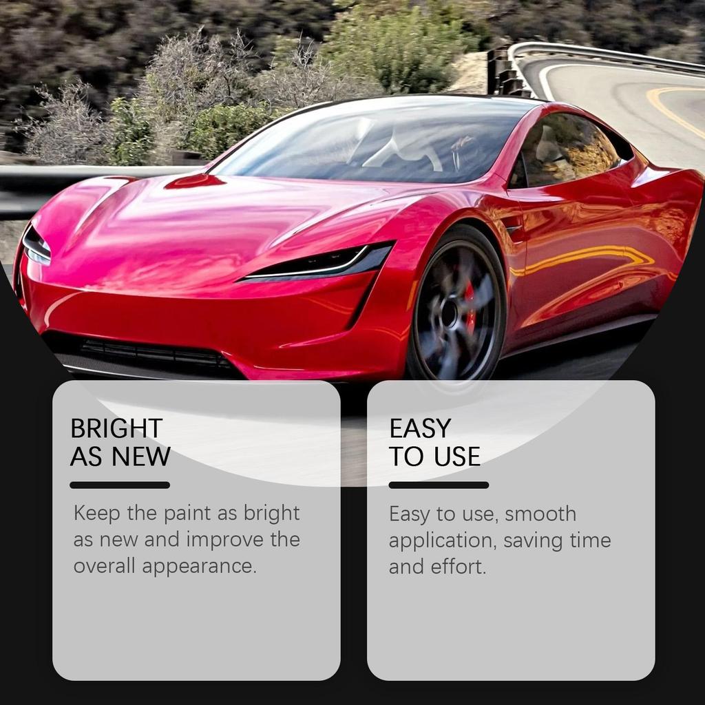 Homonth Car Care Wax, car polishing, renovation, paint scratch repair, paint surface brightening, dirt prevention, 1 set