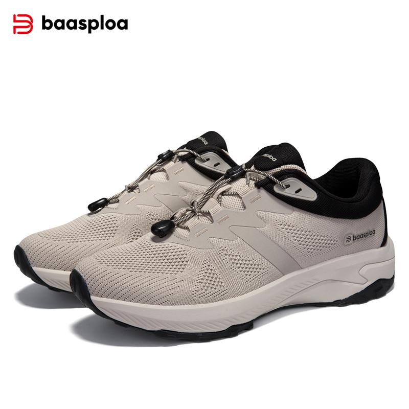 BAASPLOA Мужская обувь для активного отдыха с сетчатой поверхностью, дышащая, для активного отдыха, для пешего туризма, износостойкая мужская обувь, модная брендовая мужская обувь для пешего туризма