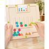 Детская магнитная доска-лабиринт для сопоставления форм Монтессори Геометрия Распознавание цветов Сортировка Сенсорная игрушка Развитие мелкой моторики Обучающая игра