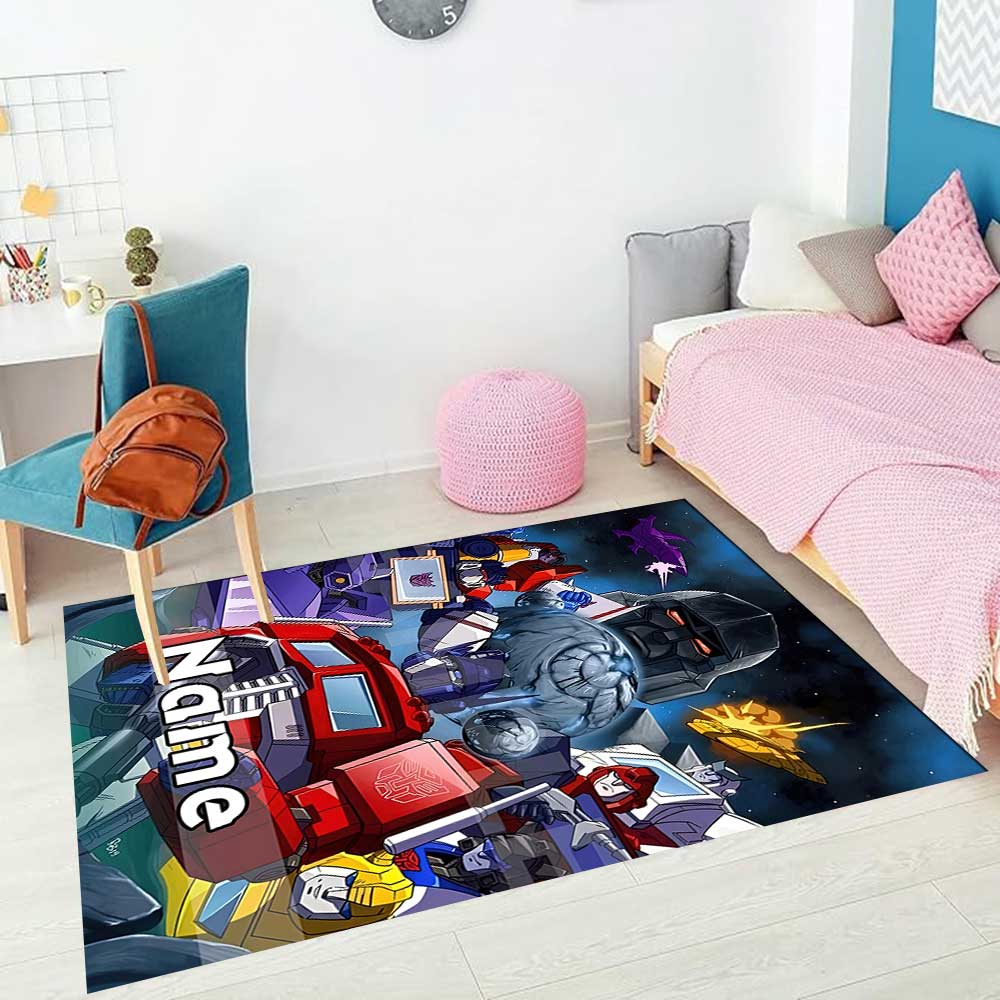 Transformers Fans (26) Customize your name rug, office chair cushion, home bedroom living room gift.