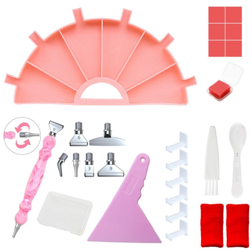 Glue Clay Beading Plates Diamond Painting Tray Kits Cross Stitch Tools Diamond Painting Pen