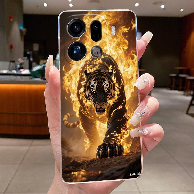 Чехол для OPPO Find X9 Pro FindX9 Роскошный Дракон Милый Крутой Мальчики Девочки Мягкий силикон Чехол для телефона Задняя крышка Прозрачная ТПУ Оболочка