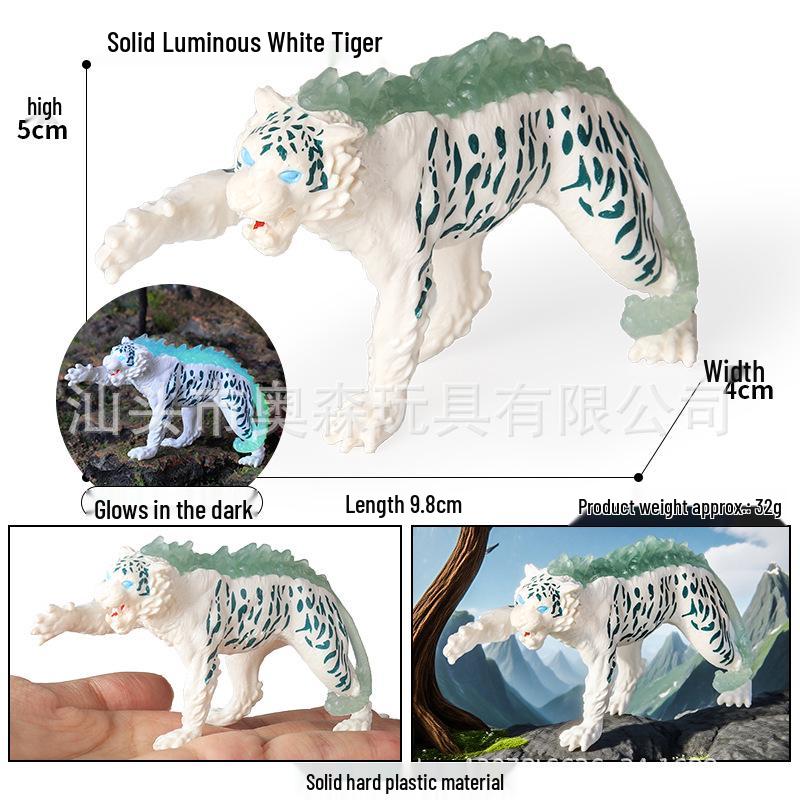 Dinosaur & Dragon Plastic Toy Set: Mythical Animal Figures for Kids