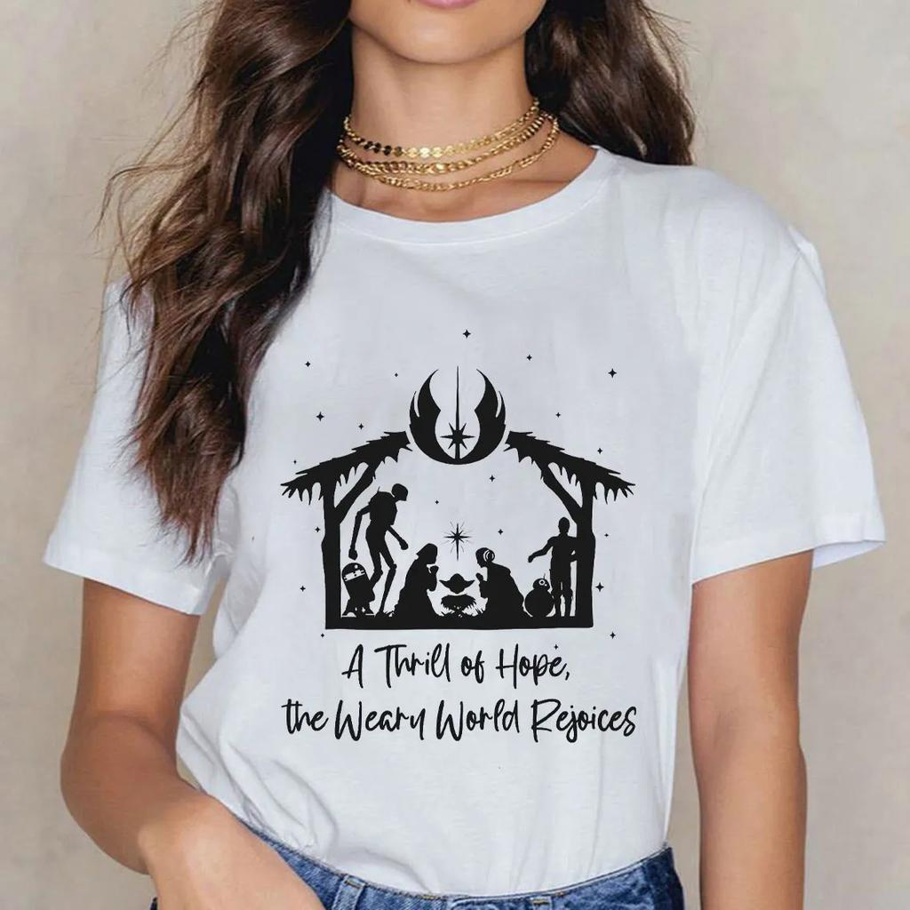 A Thrill of Hope TShirt Mens and Womens Short Sleeve Cotton Tees Luxury Brand Shirt Oversize Tops Summer Blouse Men Clothing