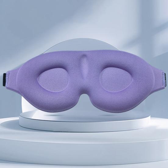 3D-контурная маска для сна из пены с эффектом памяти с регулируемым ремешком для путешествий и ночного сна