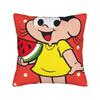 Cute Cartoon Magali Pillow Case  Soft Pillow Cover For Sofa Bedroom Home Decor Retro Trendy Cushion Cover