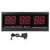 Large Modern LED Digital Wall Clock Date Temperature 24 or 12 Hour Office  -