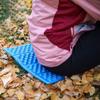 Outdoor Camping Mat Cushion Folding Portable Picnic Seat Pad (Blue Black)