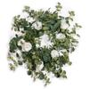 1.8M Artificial Eucalyptus with Camellia Garland Hanging Vine for Home Garden Wedding Backdrop Wall Decor
