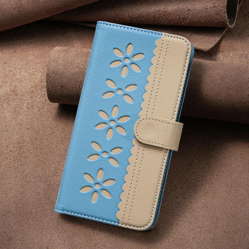 3D Emboss Floral RFID Leather Wallet Case For OPPO Realme C75 Luxury Book Cover For Realme C55 C53 C51 C 75 Funda ShockProof