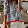 Women's Fashion Casual Autumn Winter Long Sleeve O-Neck Loose Sweaters