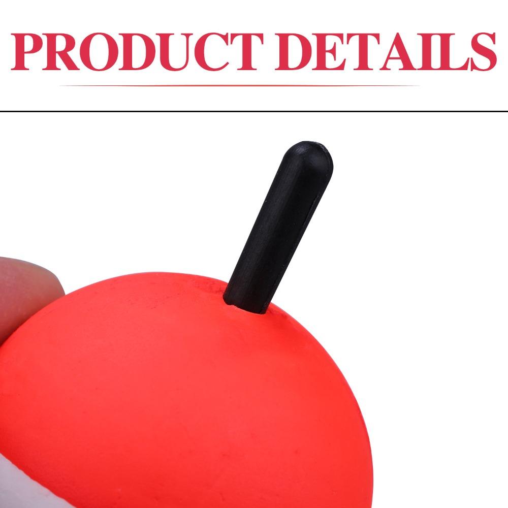 Tackle Buoy EVA Float Floats Stick Fishing Bobber Floating Buoy Red And White Float Fishing Floats
