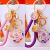 Colorful Money Bag Keychain Rhinestone Blessing Bag Keychain New Key Ring Holder Bag Pendant