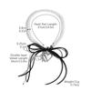 Necklace for Women Black Bow Heart Necklace Sweet Cool Exaggerated Heart Pendant Necklace Tie Necklace Collarbone Chain Choker Elegant Necklace