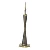 Popular Canton Tower Model Delicate  Work Small Waist  Vintage Office Decoration( Bronze)