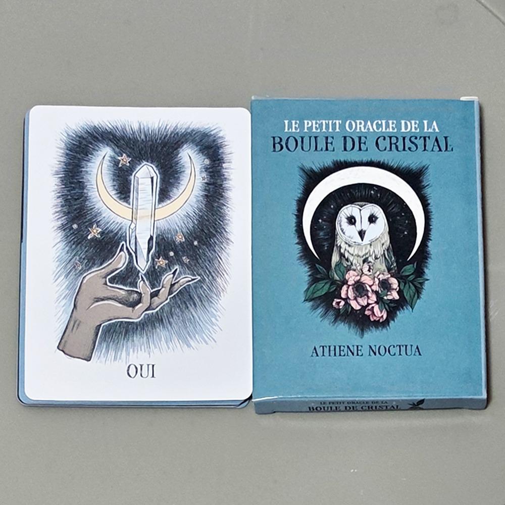 Crystal Ball Oracle Cards - 13 Card Divination 10.4*7.3cm, French Edition Le Petit Oracle De La Boule De Cristal