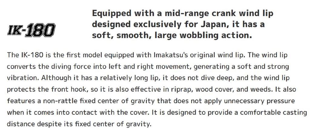 Imakatsu IK 180 3DR 55 Mm 13 Grams Floating Lure 749 (4839)