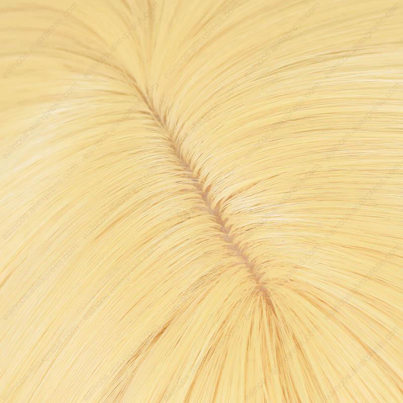 Аниме Рин Лен Косплей Парик 32см/30см Короткие Светло-желтые Парики Термостойкие Синтетические Парики