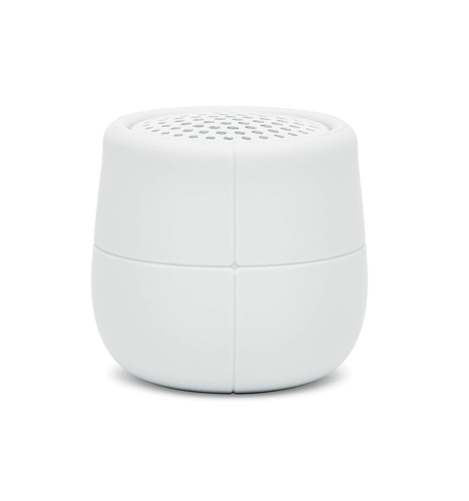 LEXON MINO X Беспроводная плавающая Bluetooth-колонка, матовая, до 3 часов непрерывной работы, IPX7, поддержка двух устройств и затвора для селфи, Белая, Воспроизведение, USB Type-C