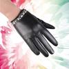 Dancing Gloves Fashion PU Leather Lady's Catwalk Personalized Performance Pole Dance Driving Motorcycle Touch Screen Dance Leather Gloves
