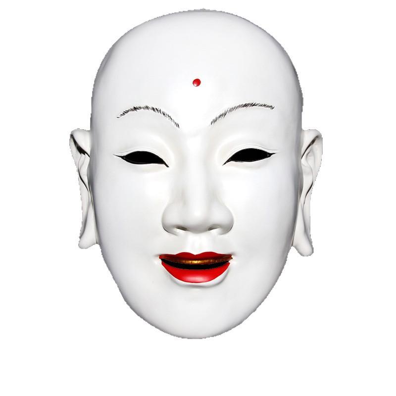 Hot Pot Hero Resin Mask Tang Monk, Sun Wukong, Bodhisattva Eight, Sha Monk, Niu Tou, and the Eighteen Arhats Halloween costume props