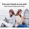 Длинный ленивый держатель для смартфона для прикроватного стола с регулируемой длиной, совместимый для стриминга