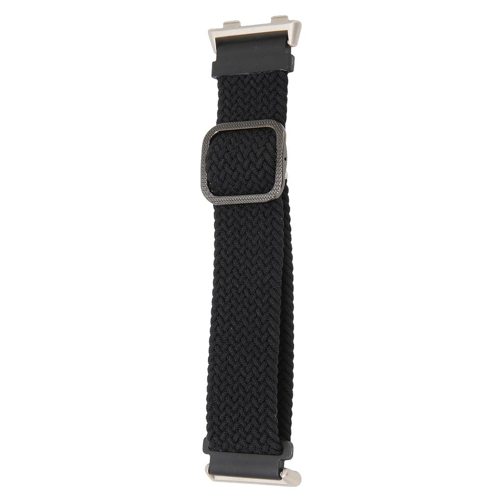 Adjustable Smartwatch Strap for Oppo Watch 2 46mm Knitting Elastic Loop Watchband ReplacementBlack