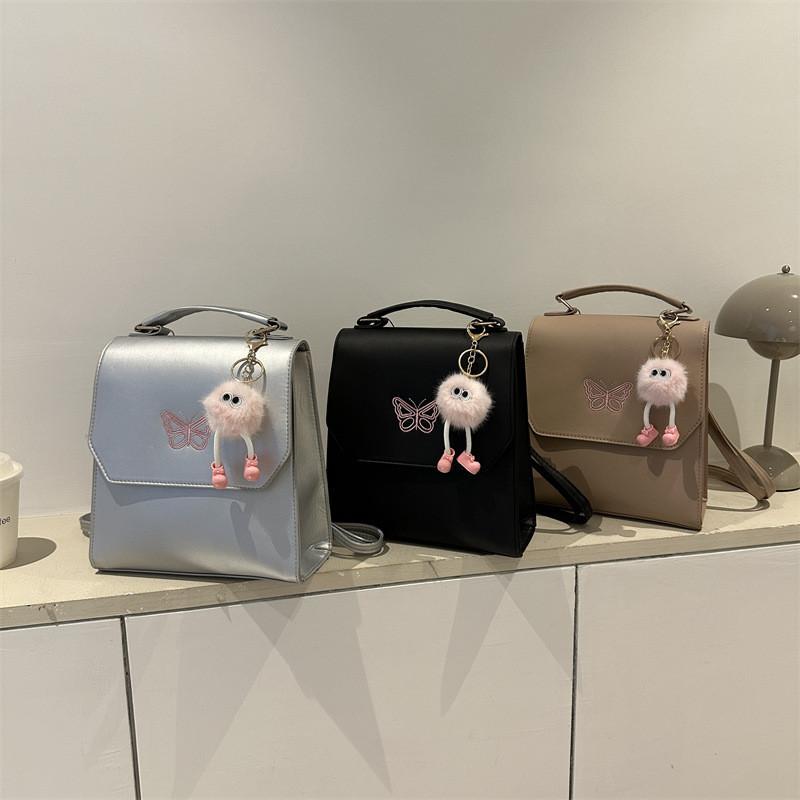 New Arrival Large Capacity Embroidered Butterfly Shoulder Bag For Students