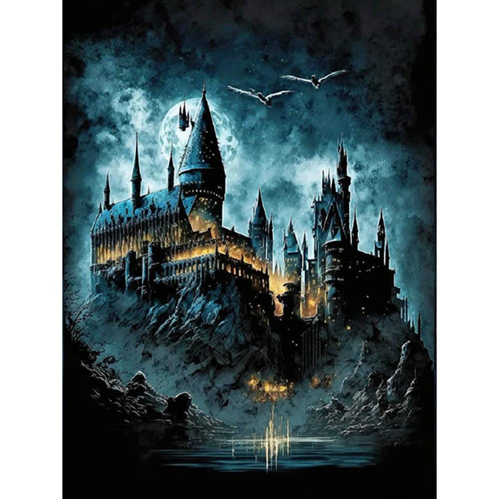 Гарри Поттер Школа Магии 5D Алмазная Живопись DIY Вышивка Крестом Замок Мозаика Вышивка Стразами Домашний Декор Подарок для Детей