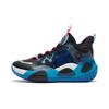 Li Ning All City 9 V1 Comfortable Simple Mid-Top Kids Basketball Shoes Kids Basketball Shoes Vision-Blue YKBR076-11