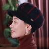 Зимняя шапка для молодой мамы женская шапка для среднего возраста и пожилых людей плюшевая шерстяная шапка теплая утолщенная вязаная шапка для пожилых