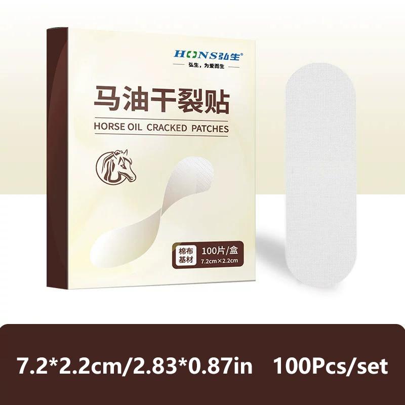 50/100pcs Hands And Feet Crack Patch Pad Adjust Adhesive Foot Dry Crack Protective Tape Protective Foot Cocoon Antipain Foot Ins